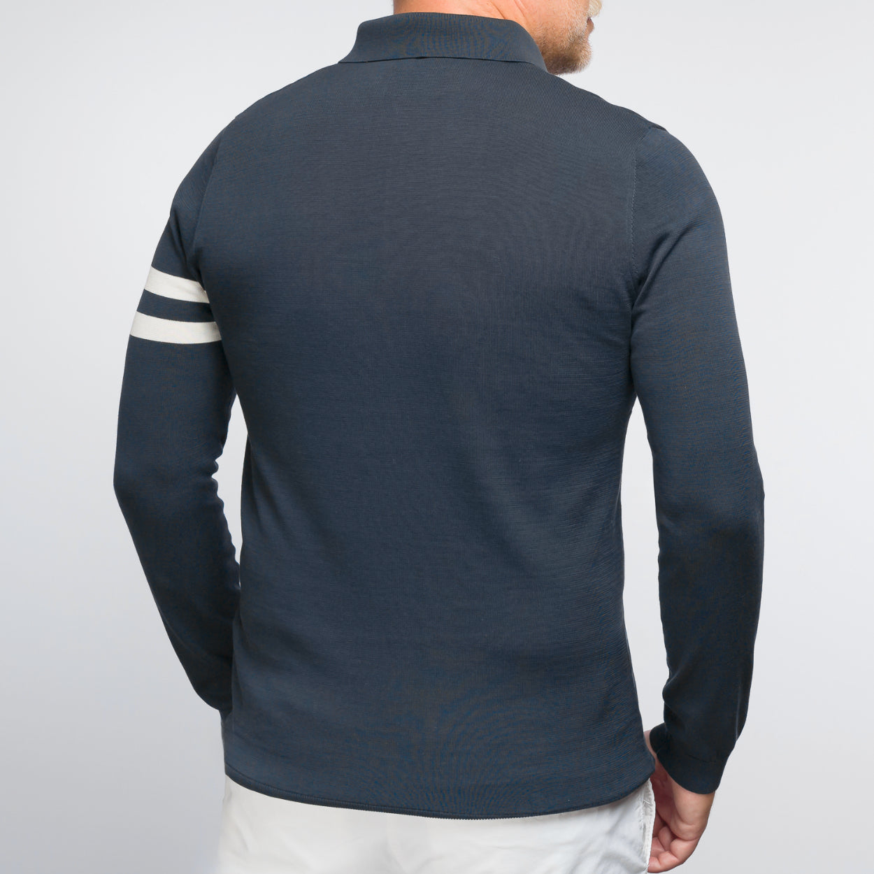 The Polo Longsleeve Mercerized Stripes
